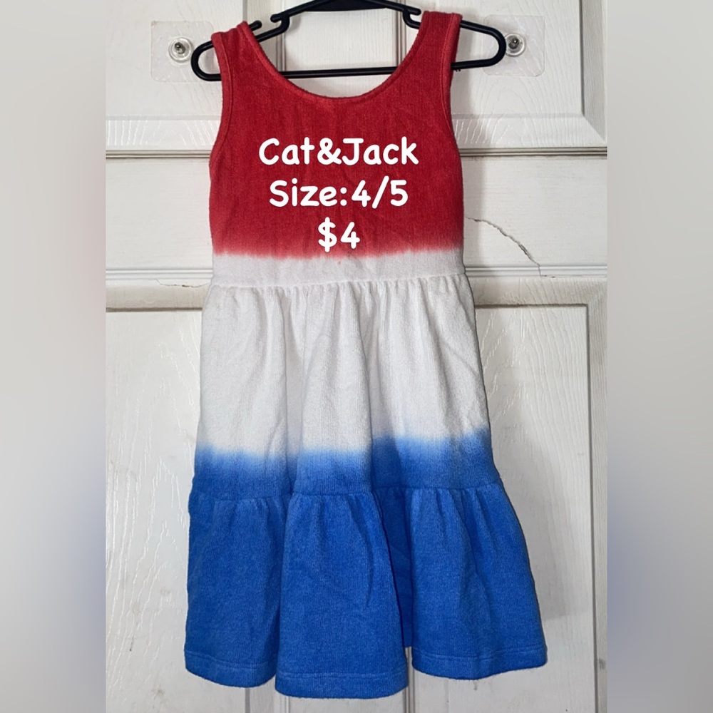 Cat & Jack Tricolor Kids Dress